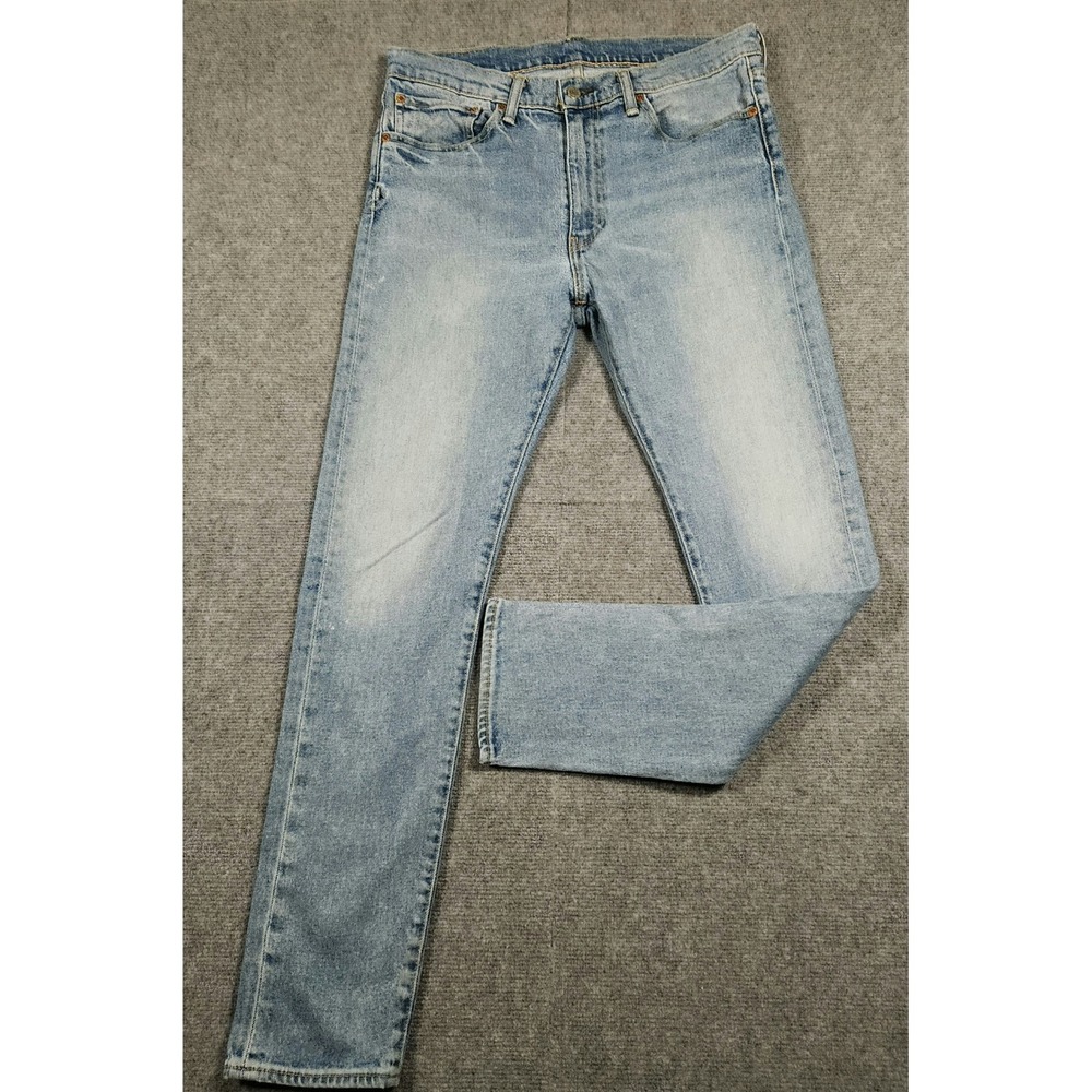 Levi's Jeans Mens 510 Skinny 34x32 Light Wash Blue Stretch Denim